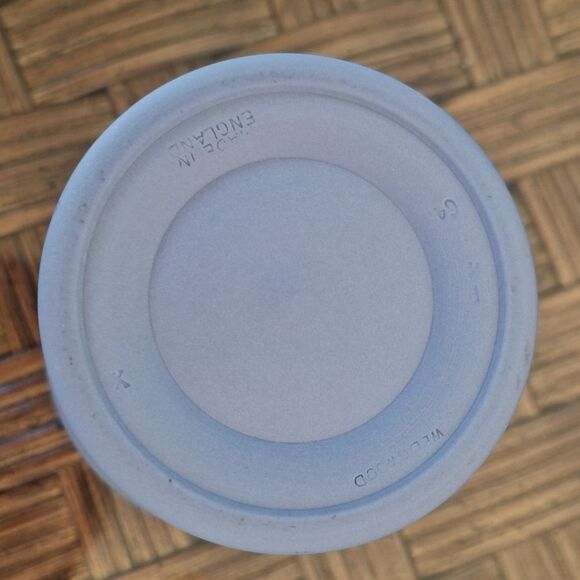 Vintage Wedgewood Two Pieces Posy Vase and Cigarette Holder Blue - Picture 9 of 13